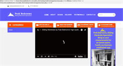 Desktop Screenshot of peakbedrooms.com