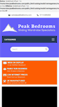 Mobile Screenshot of peakbedrooms.com